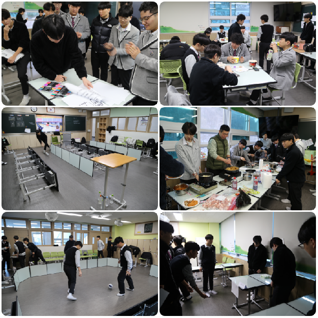 2025학년도 제45회 송원예술제 반별 부스